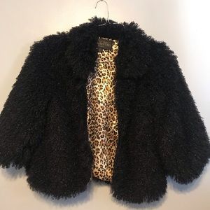 Faux Fur Black Jacket
